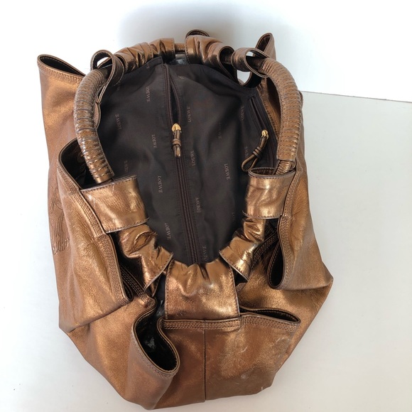 LOEWE Metallic Bronze Soft Leather Hobo Tote - Picture 7 of 14